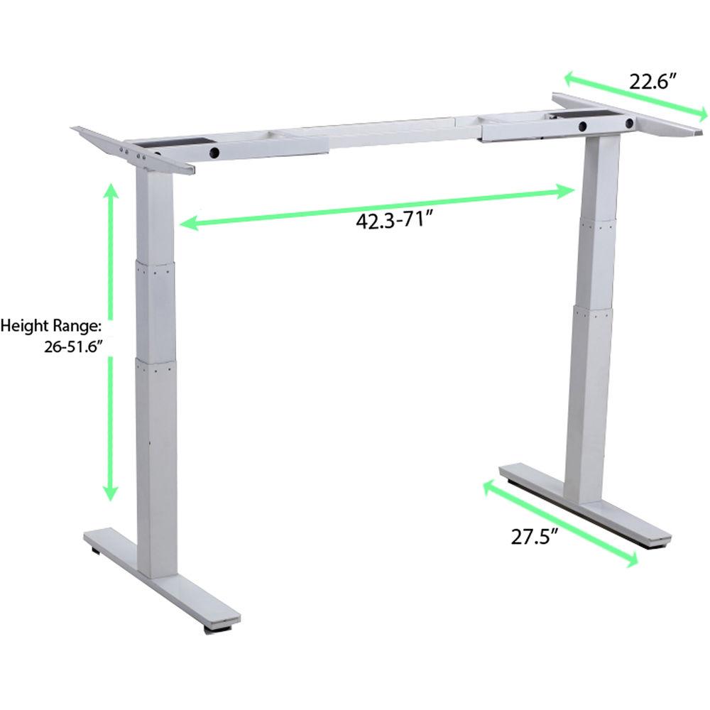 Uncaged Ergonomics Dual Motor Standing Desk Legs Base