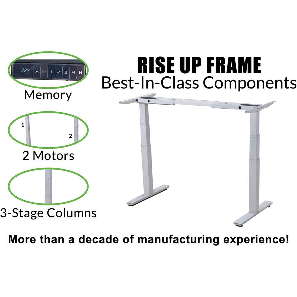 Uncaged Ergonomics Dual Motor Standing Desk Legs Base