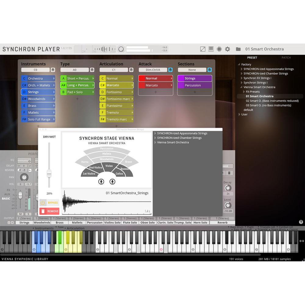 Vienna Symphonic Library Vienna Smart Orchestra 140-Piece Orchestra Virtual Instrument