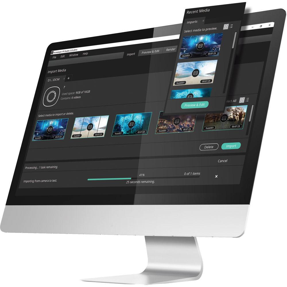 Vuze 4K 3D 360 Spherical VR Camera