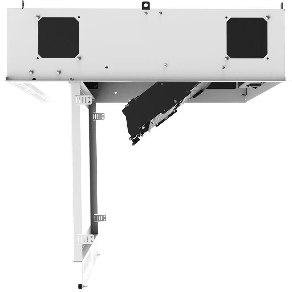 Atlas Sound 2x2 Ceil-Mount 2RU,STD-Width, Ambitilt Shelf Integrated Current Sensing PWR Pack Projector PoleMount