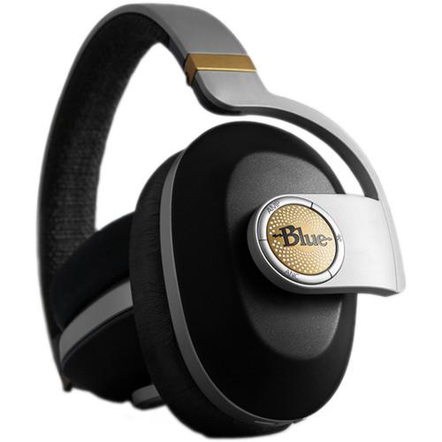 Blue Satellite Wireless Headphones with Active Noise Cancellation