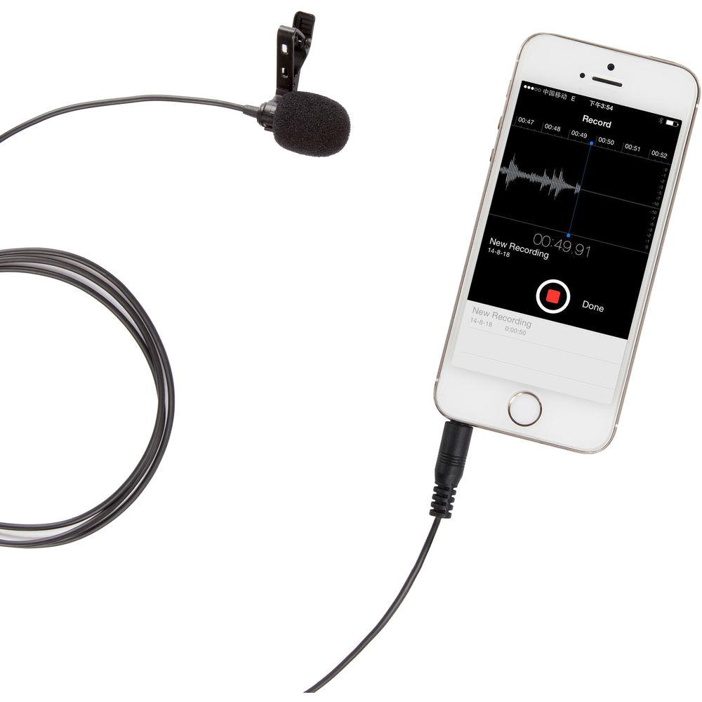 BOYA BY-LM10 Lavalier Microphone for Mobile Devices, BOYA, BY-LM10, Lavalier, Microphone, Mobile, Devices