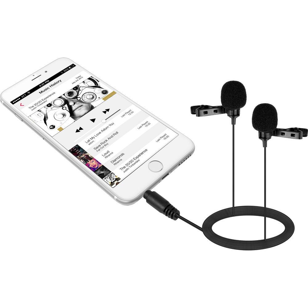 BOYA BY-LM400 Dual-Lavalier Microphone for Mobile Devices