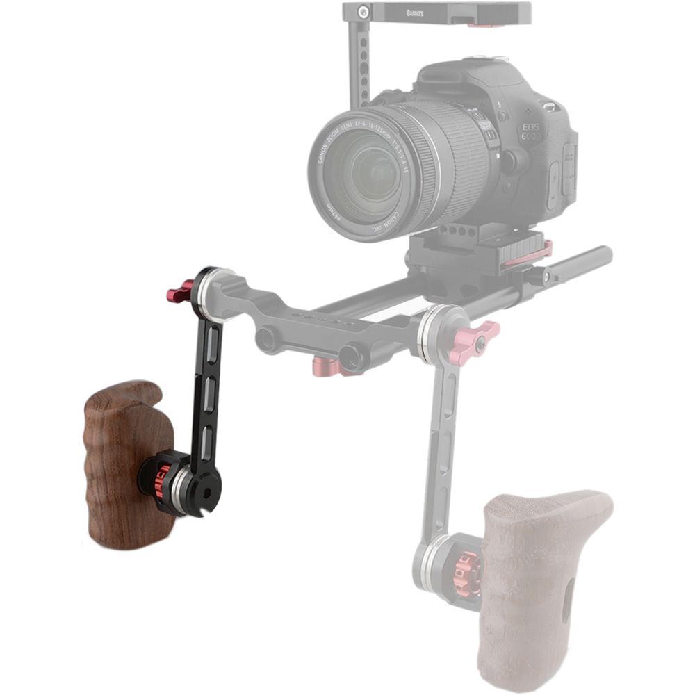 CAMVATE Wooden Handgrip with Rosette Extension Arm