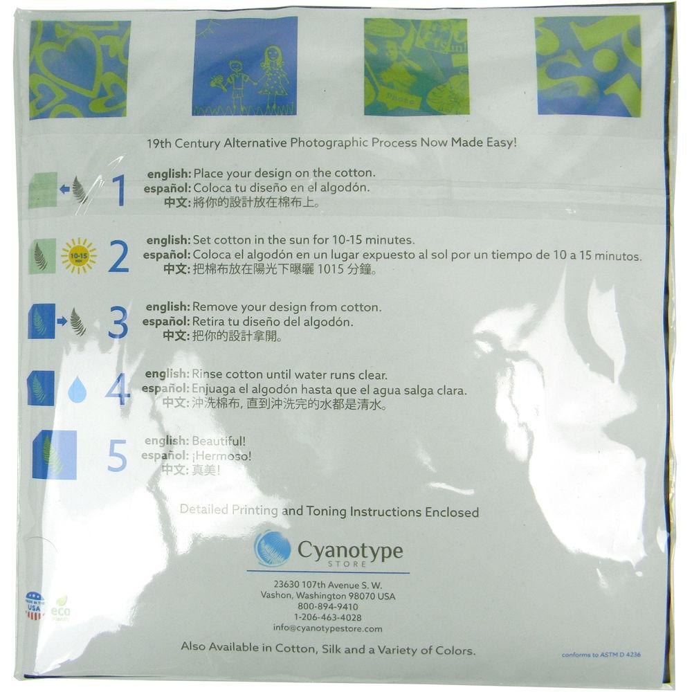 Cyanotype Store Cyanotype Cotton Squares - 6 x 6"