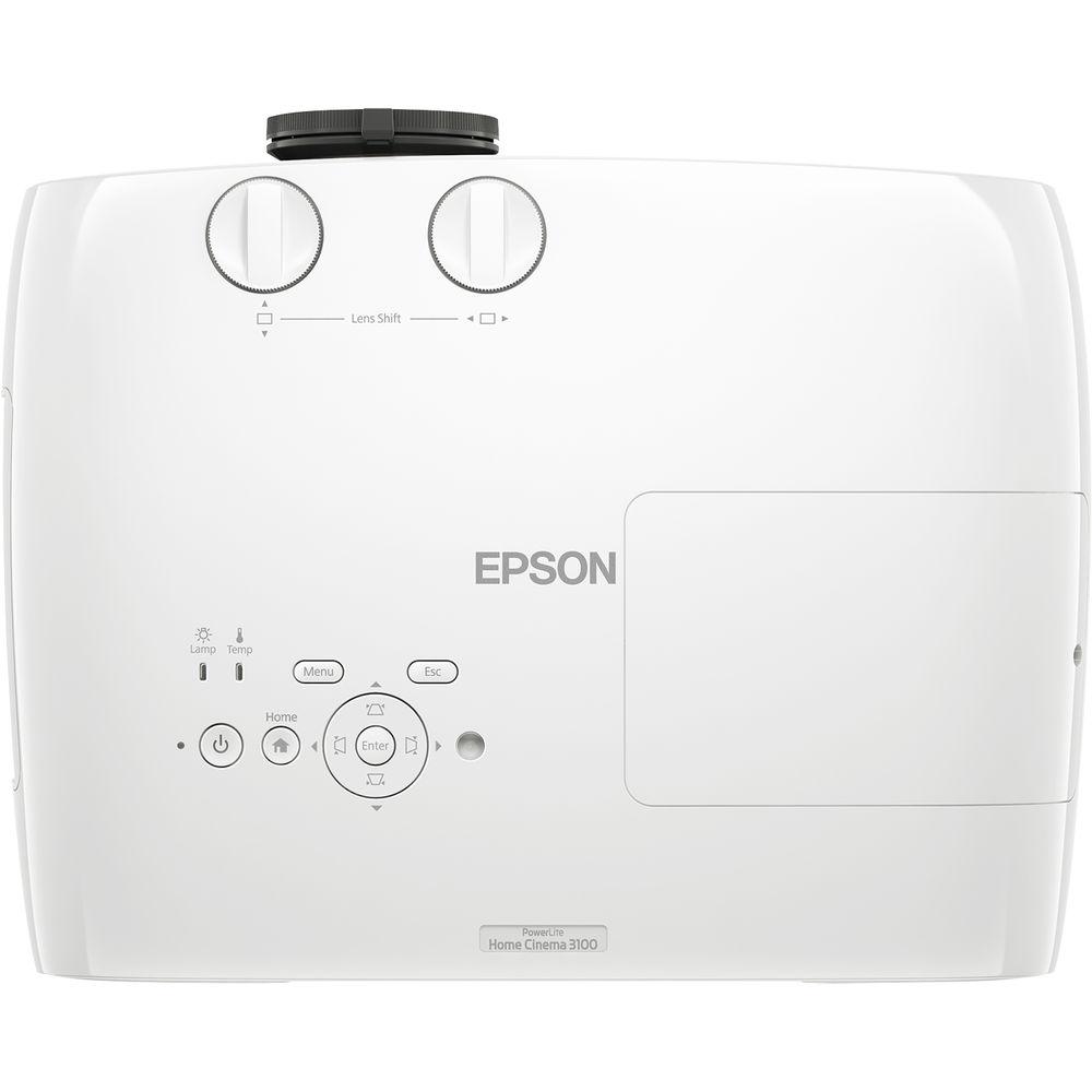 Epson Home Cinema 3100 Full HD 3LCD Home Theater Projector
