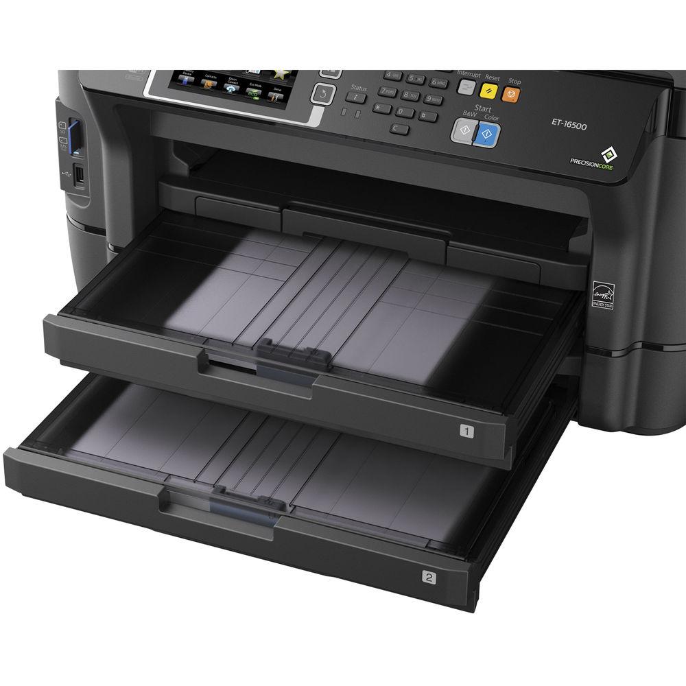 Epson WorkForce ET-16500 EcoTank All-in-One Inkjet Printer, Epson, WorkForce, ET-16500, EcoTank, All-in-One, Inkjet, Printer