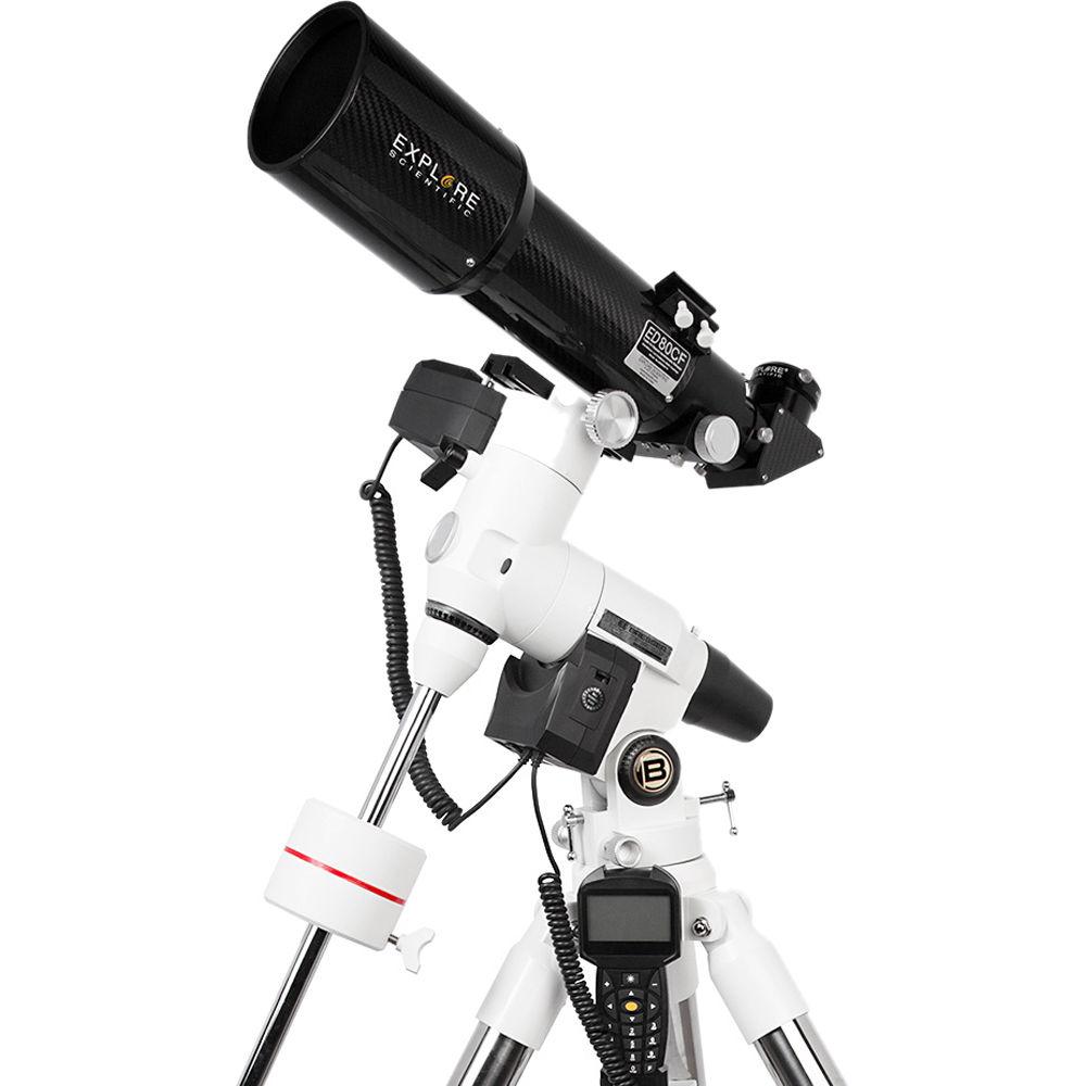 Explore Scientific ED80 80mm f 6 Carbon Fiber APO Refractor Telescope