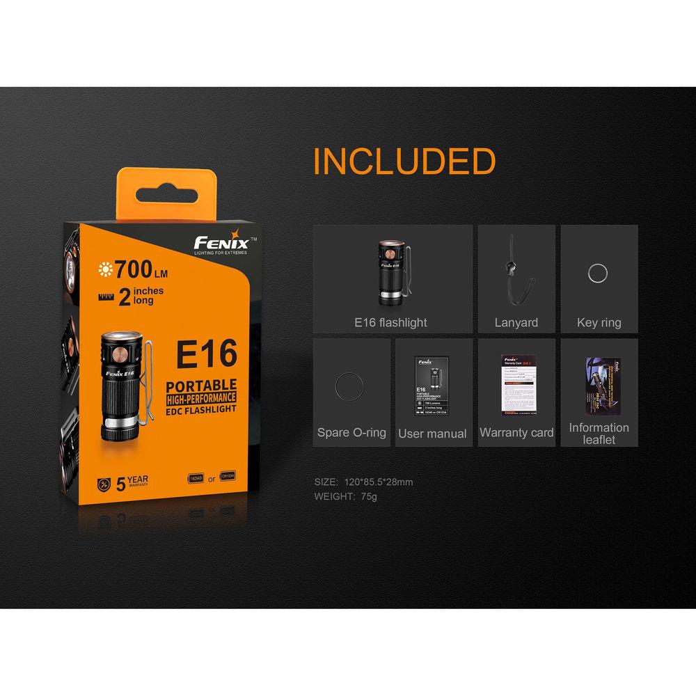 Fenix Flashlight E16 EDC Flashlight