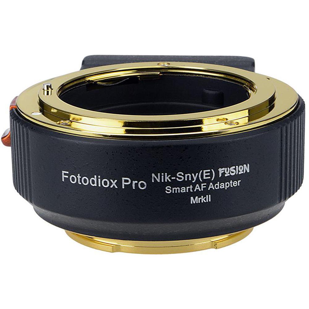 FotodioX FUSION Smart Mark II Adapter for Nikon F Lens to Sony E-Mount Camera