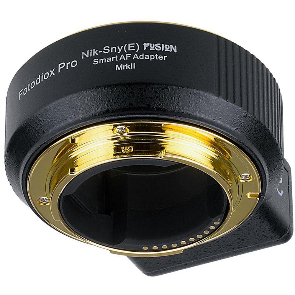 FotodioX FUSION Smart Mark II Adapter for Nikon F Lens to Sony E-Mount Camera
