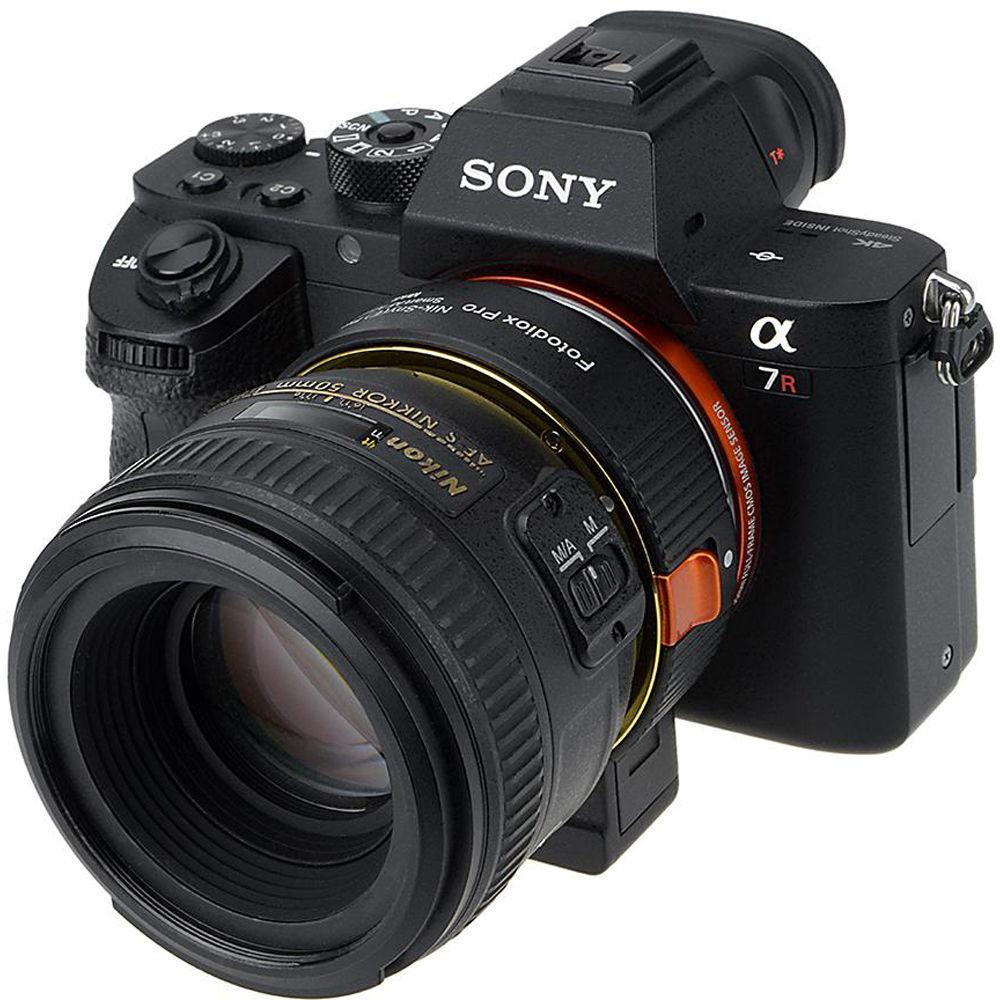 FotodioX FUSION Smart Mark II Adapter for Nikon F Lens to Sony E-Mount Camera