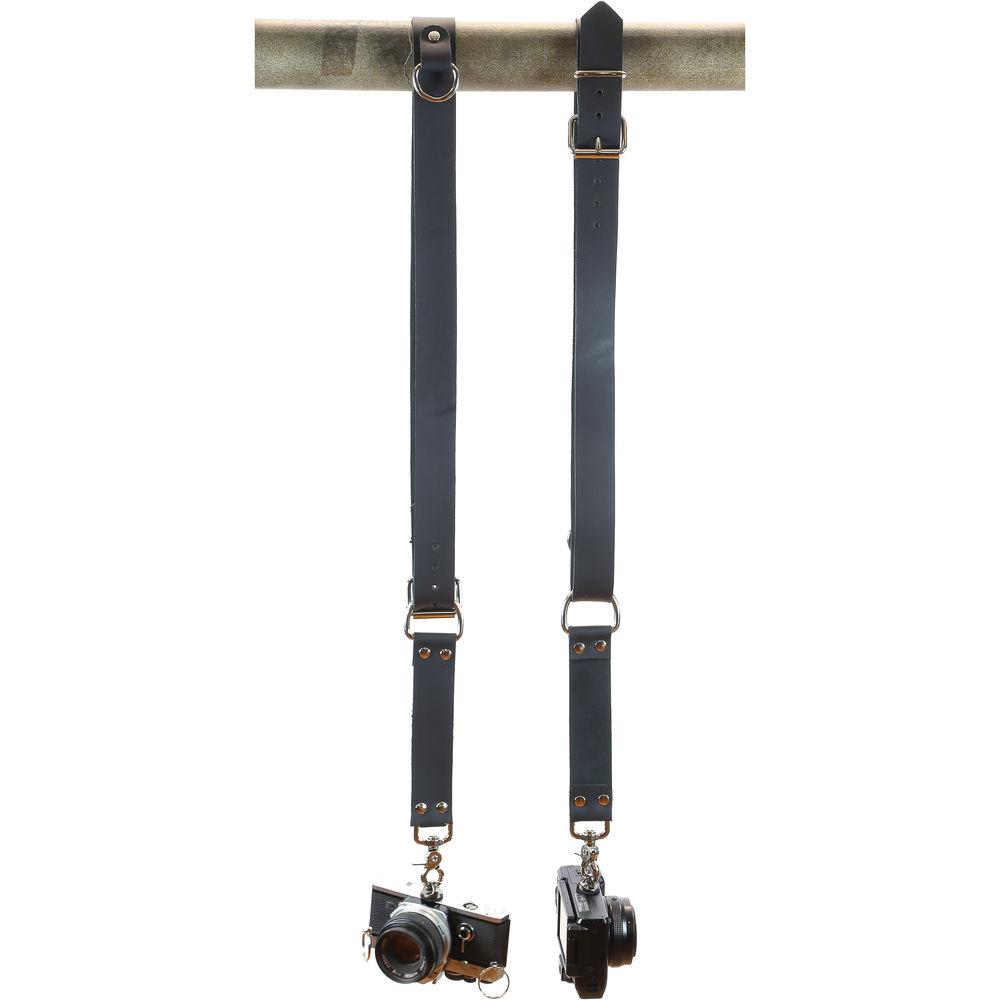 Funk Plus Cowhide Leather Snap Back Harness with 1.5" Wide Straps and D-Rings