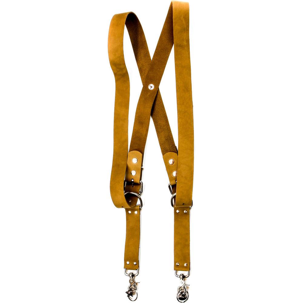 Funk Plus Suede Leather Snap Back Harness with 1.5" Wide Straps