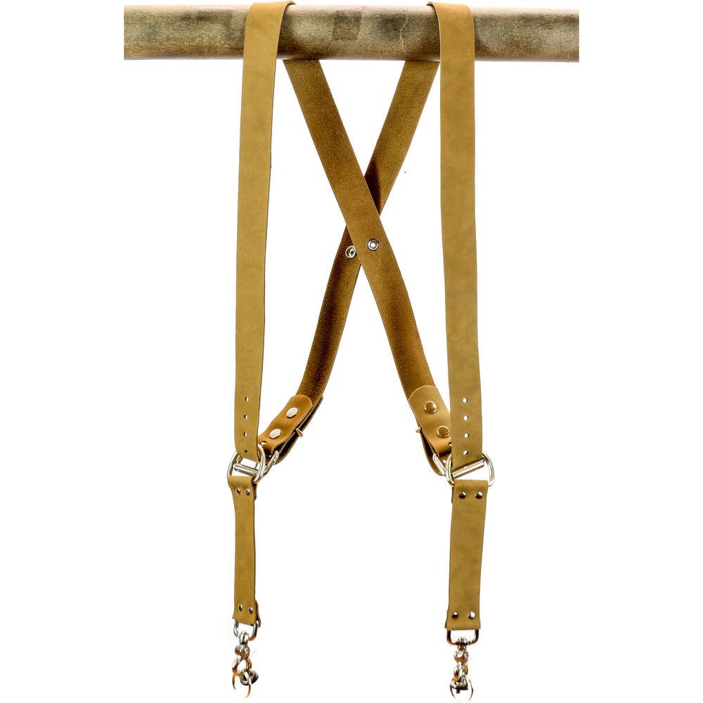 Funk Plus Suede Leather Snap Back Harness with 1.5" Wide Straps