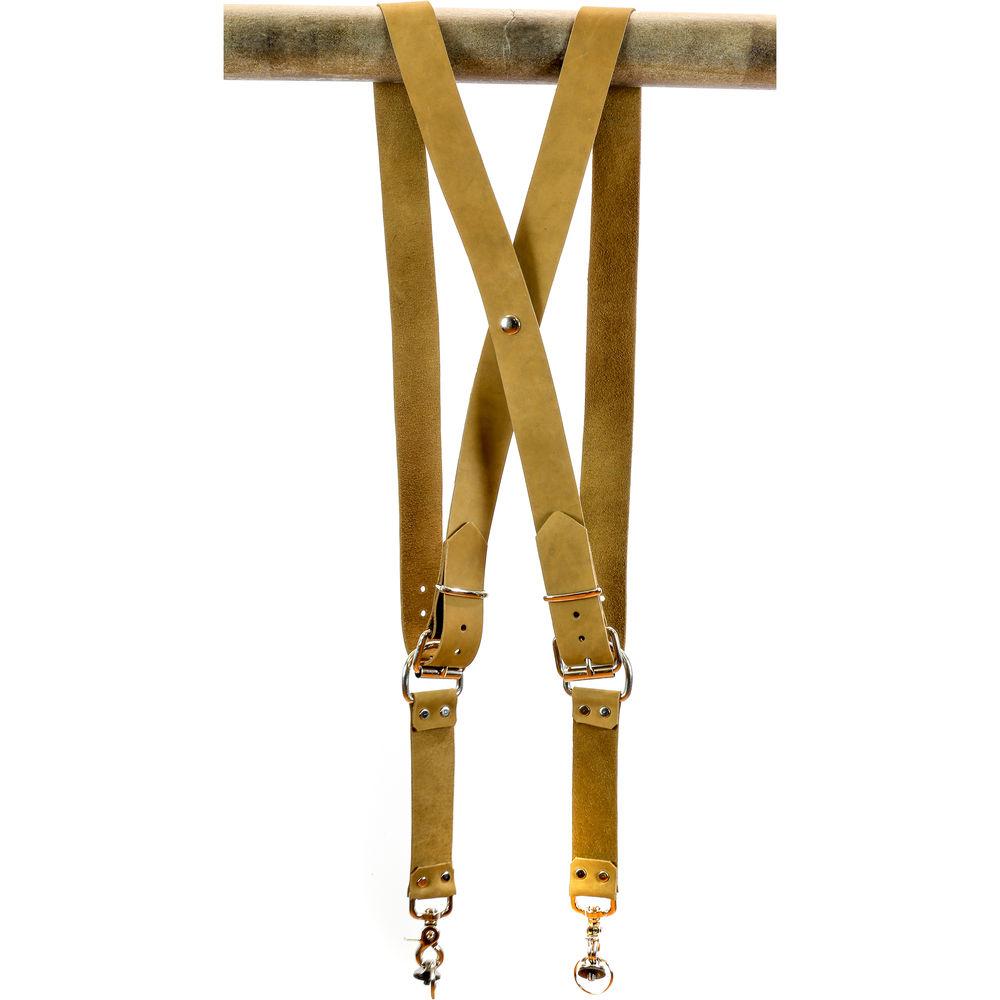 Funk Plus Suede Leather Snap Back Harness with 1.5" Wide Straps