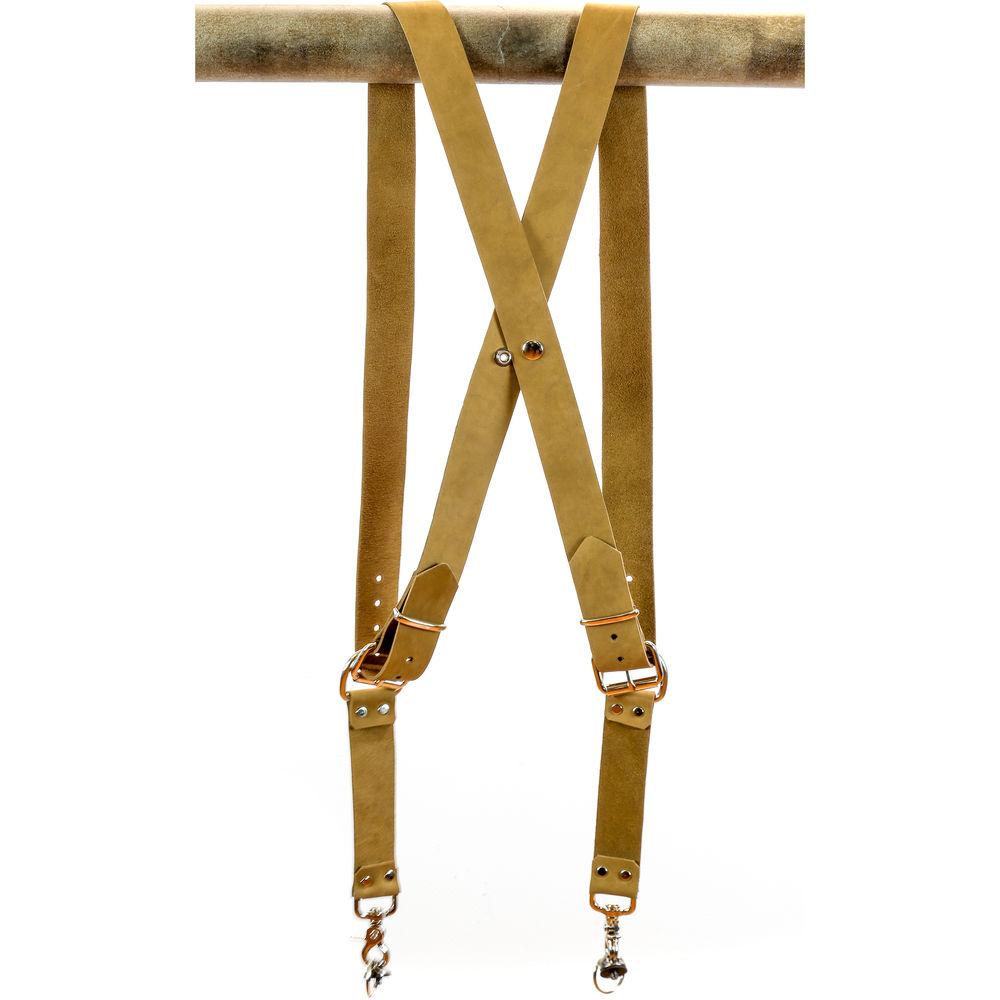 Funk Plus Suede Leather Snap Back Harness with 1.5" Wide Straps