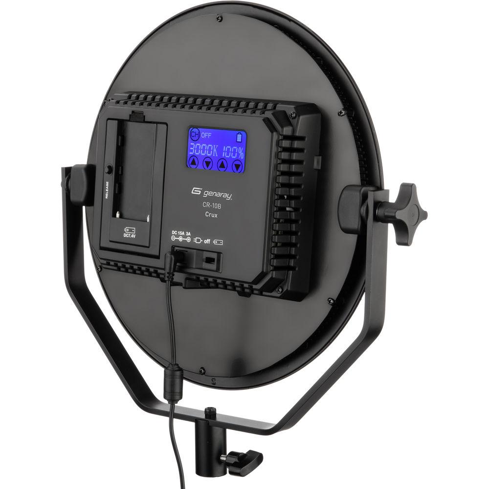 Genaray Crux 10" Round Bi-Color LED Light