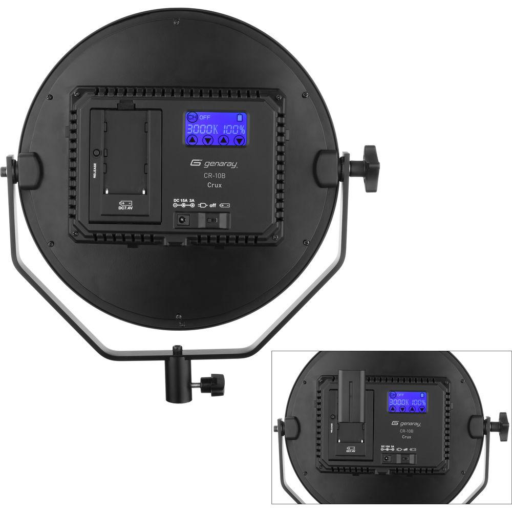 Genaray Crux 10" Round Bi-Color LED Light