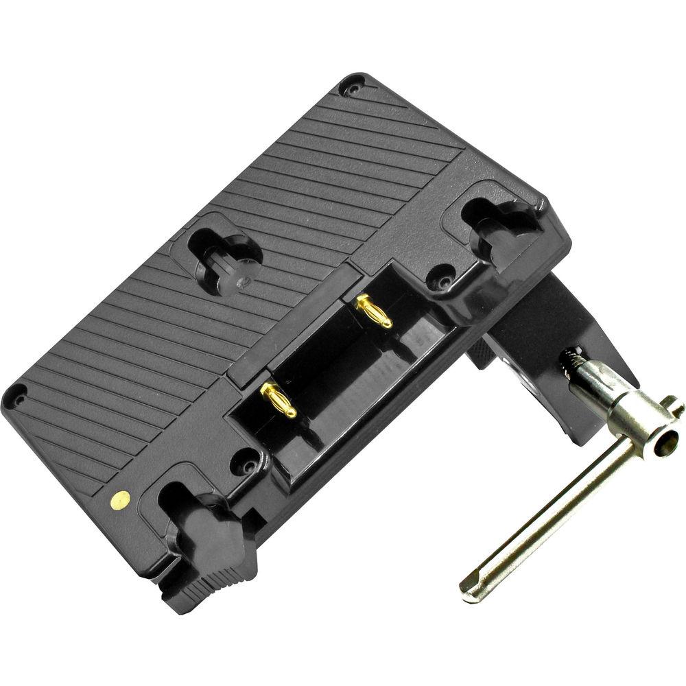 GyroVu D-Tap Battery Plate with 1 4"-20 Thread & Adjustable Clamp Mount