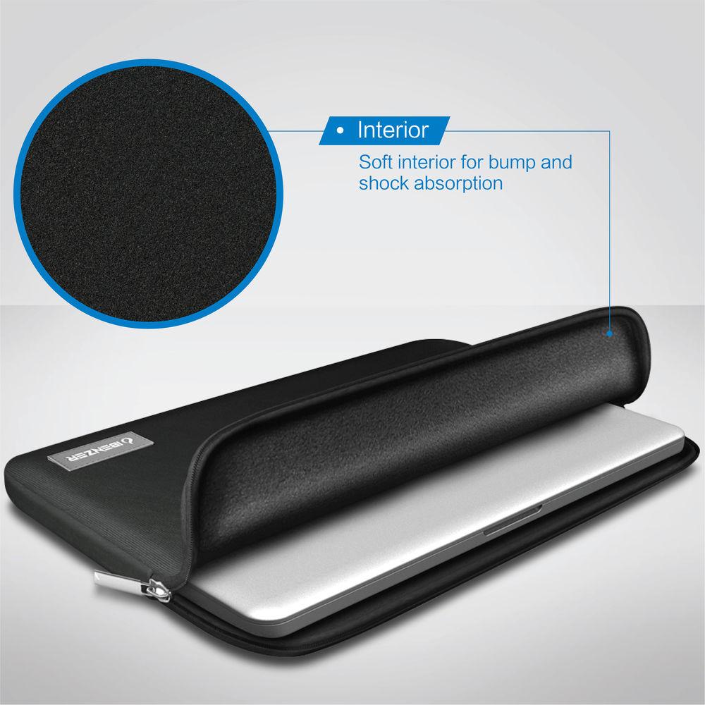 iBenzer 13.3" Neoprene Protective Laptop Sleeve with Accessory Pocket