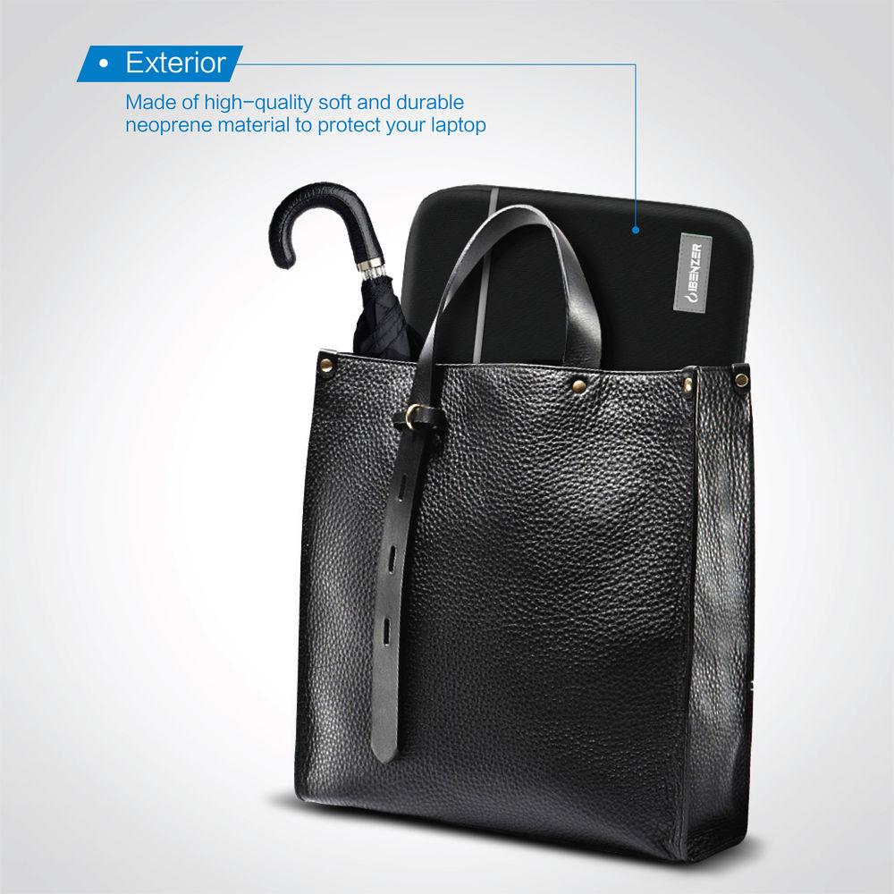 iBenzer 13.3" Neoprene Protective Laptop Sleeve with Accessory Pocket