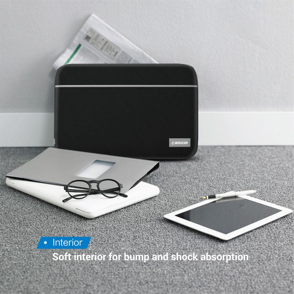 iBenzer 13.3" Neoprene Protective Laptop Sleeve with Accessory Pocket