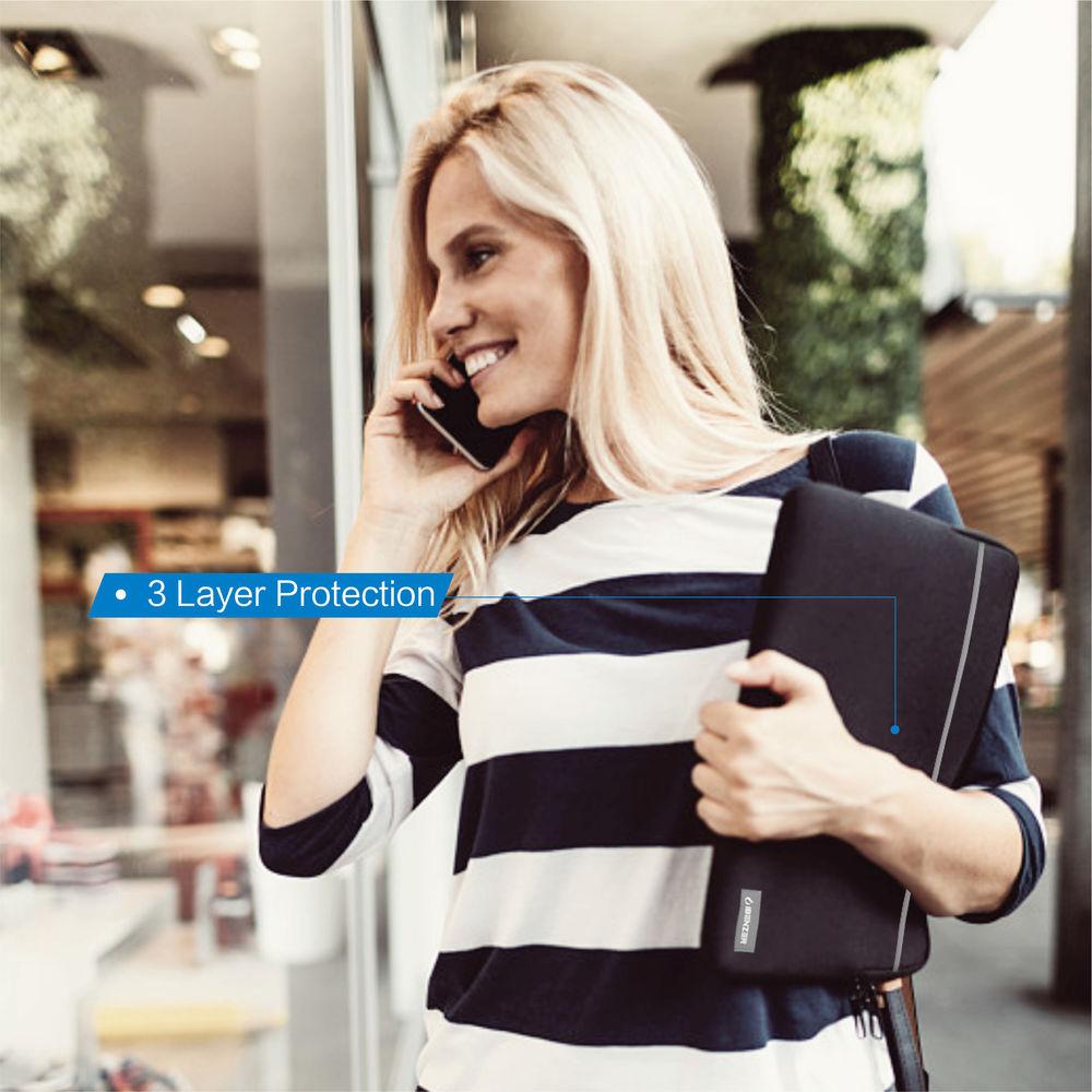 iBenzer 13.3" Neoprene Protective Laptop Sleeve with Accessory Pocket