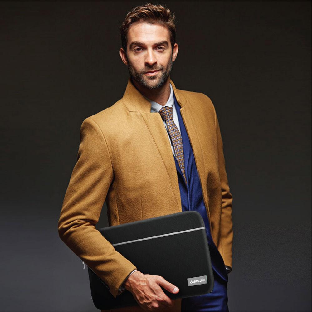 iBenzer 13.3" Neoprene Protective Laptop Sleeve with Accessory Pocket