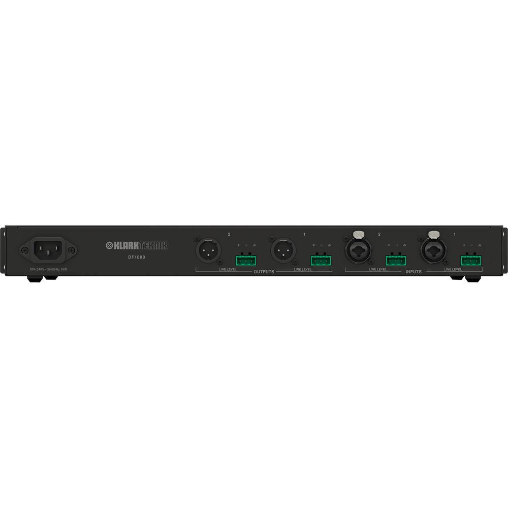 Klark Teknik Automatic Dual-Channel Feedback Suppression Processor