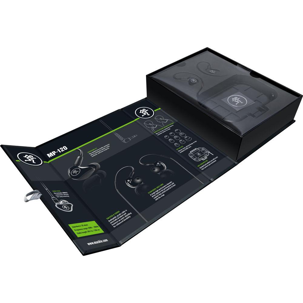 Mackie MP-120 Single Dynamic Driver In-Ear Headphones