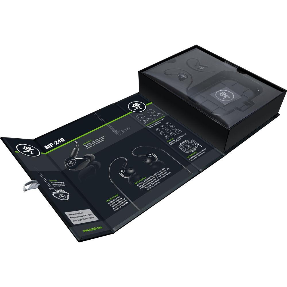 Mackie MP-240 Hybrid Dual Driver In-Ear Headphones