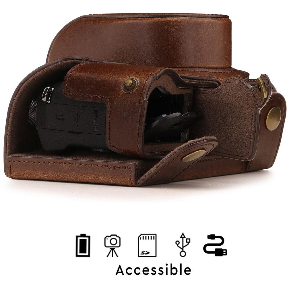 MegaGear Ever Ready Camera Case and Strap for Canon PowerShot G1X Mark III