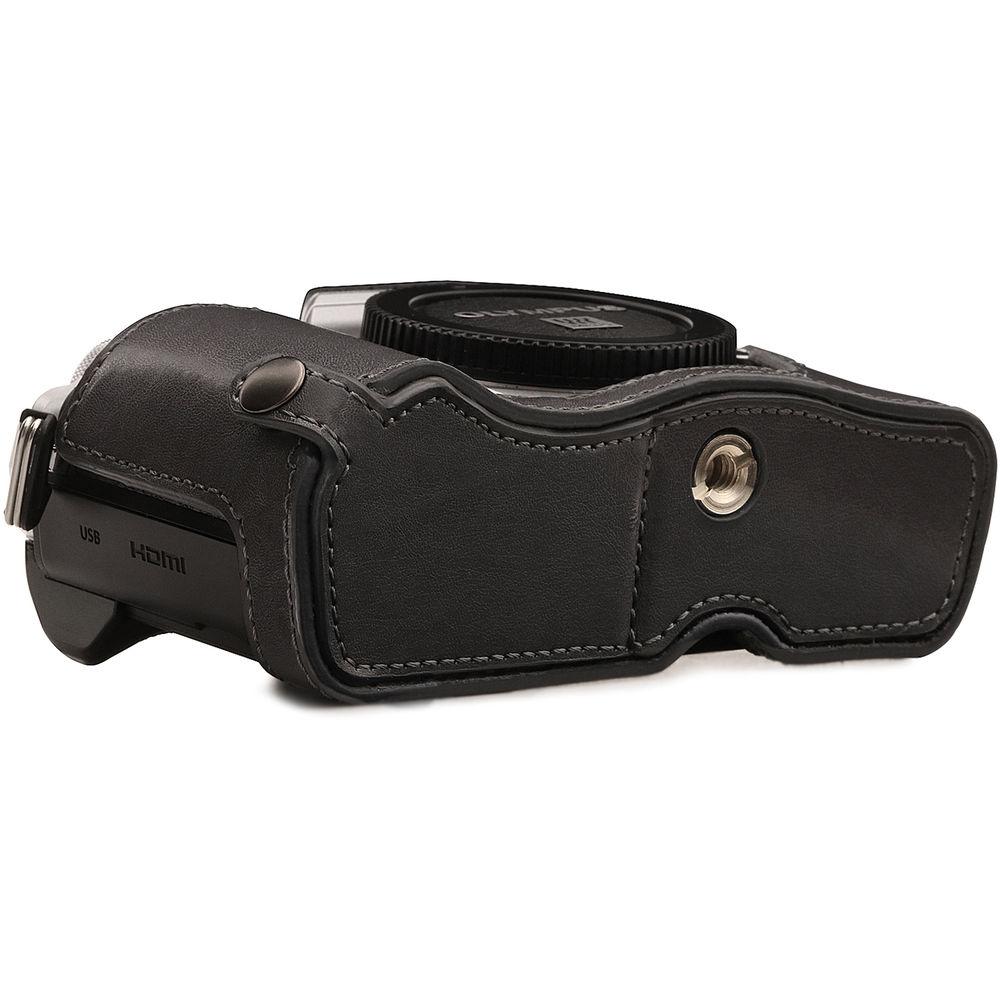 MegaGear Ever Ready Half Case and Strap for Olympus OM-D E-M10 Mark III