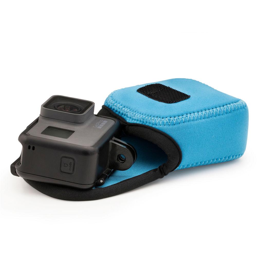 MegaGear Ultra-Light Neoprene Camera Case for Gopro Hero 6, Hero 5 and Sony RX0 1.0 with Carabiner