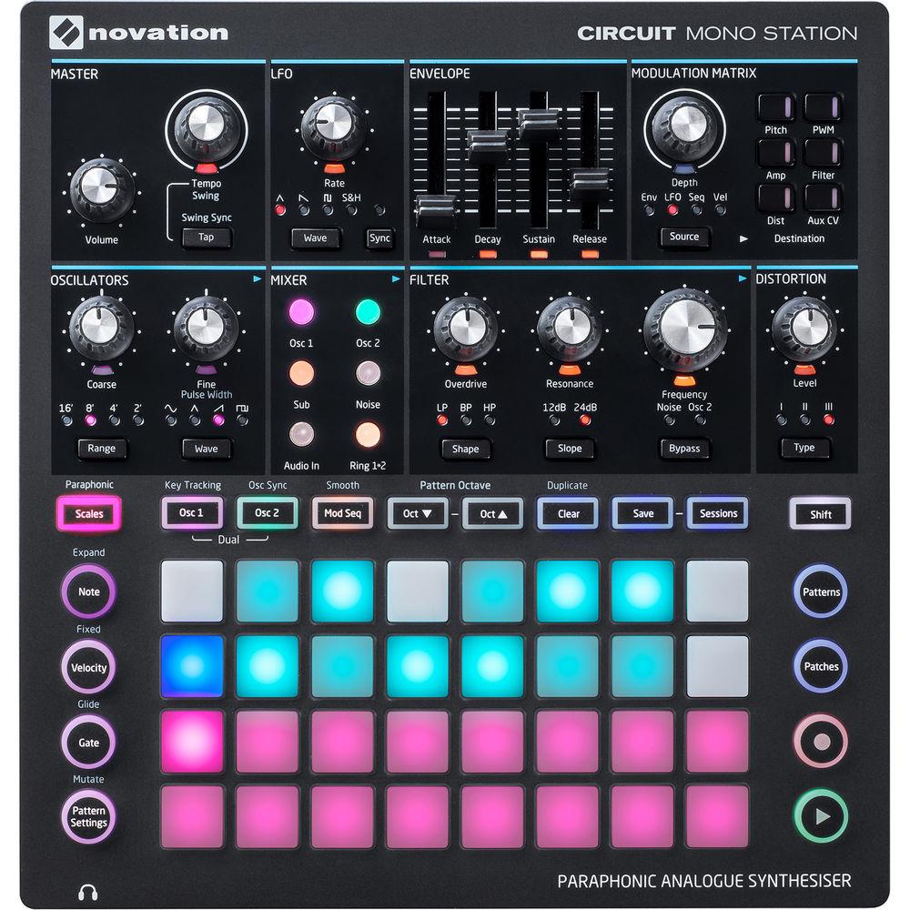Novation Circuit Mono Station Paraphonic Analog Synthesizer and Sequencer