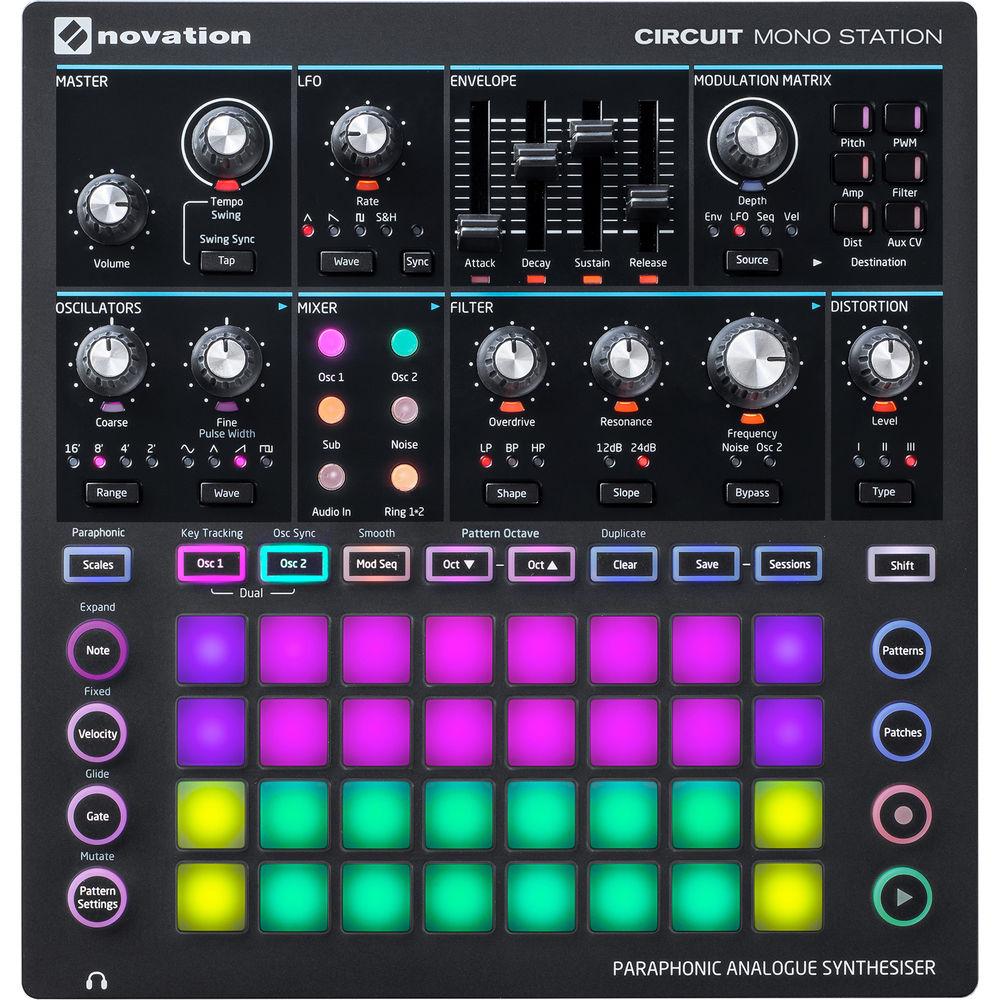 Novation Circuit Mono Station Paraphonic Analog Synthesizer and Sequencer