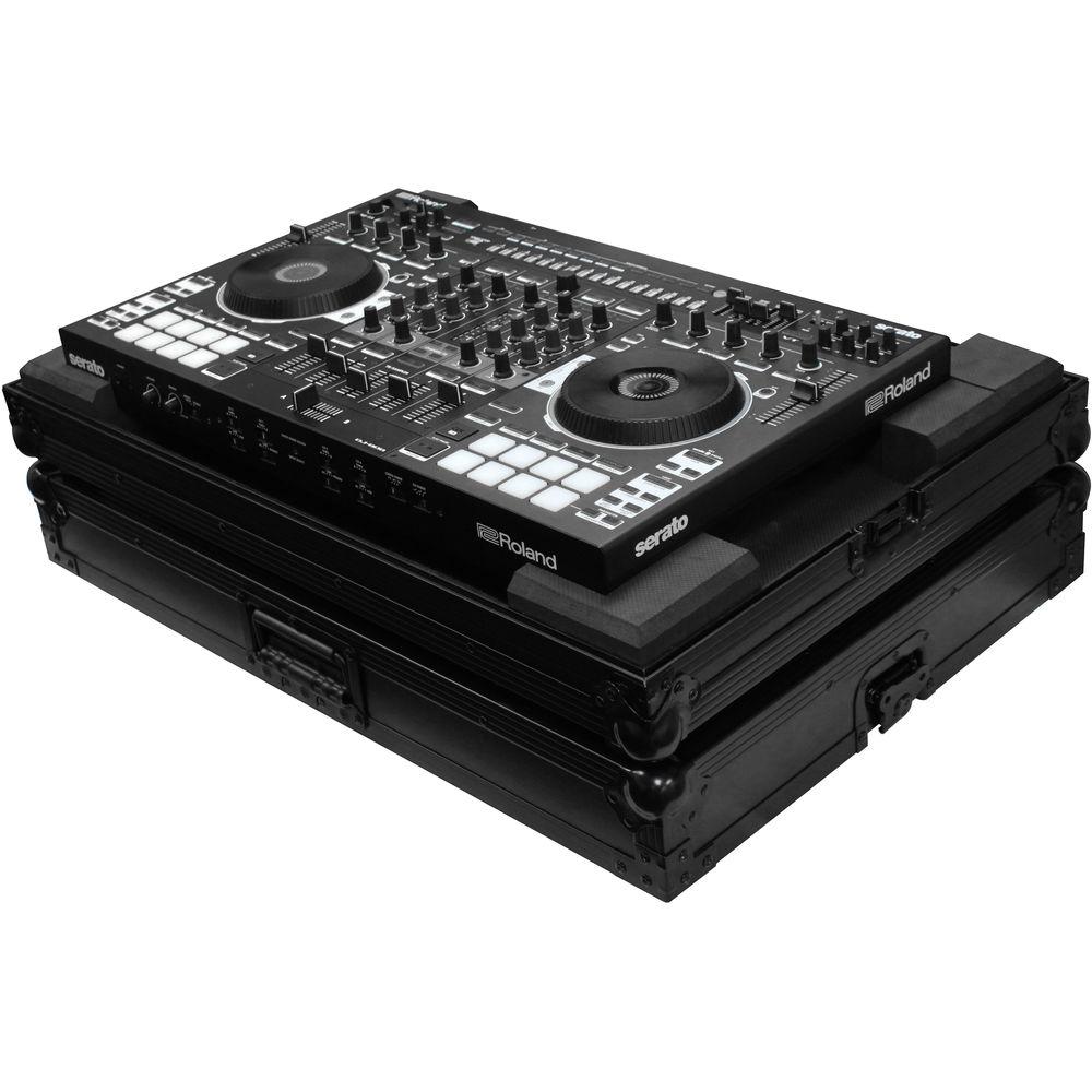 Odyssey Innovative Designs Black Label Low-Profile Case for Roland DJ-808 DJ Controller