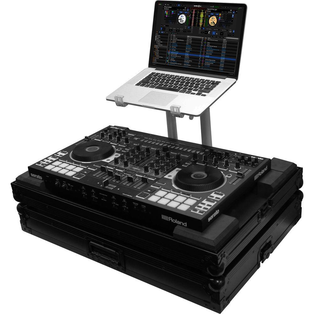 Odyssey Innovative Designs Black Label Low-Profile Case for Roland DJ-808 DJ Controller