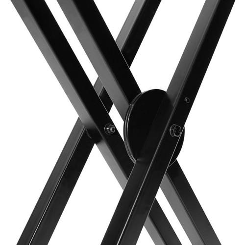 On-Stage KS7292 Double-X Ergo Lok Keyboard Stand with Second Tier