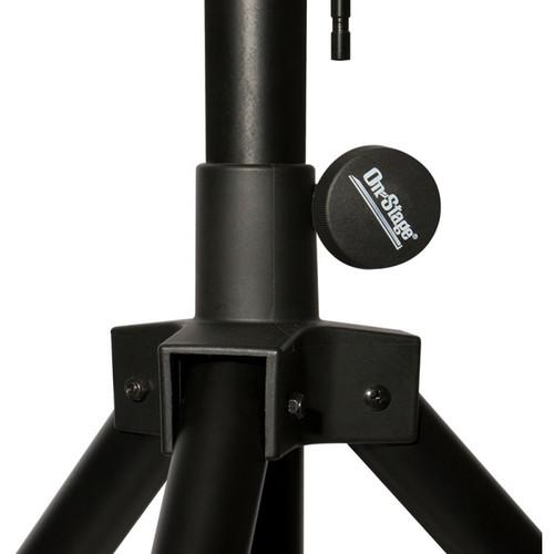 On-Stage SS7762B Speaker Stand with Adjustable Leveling Leg