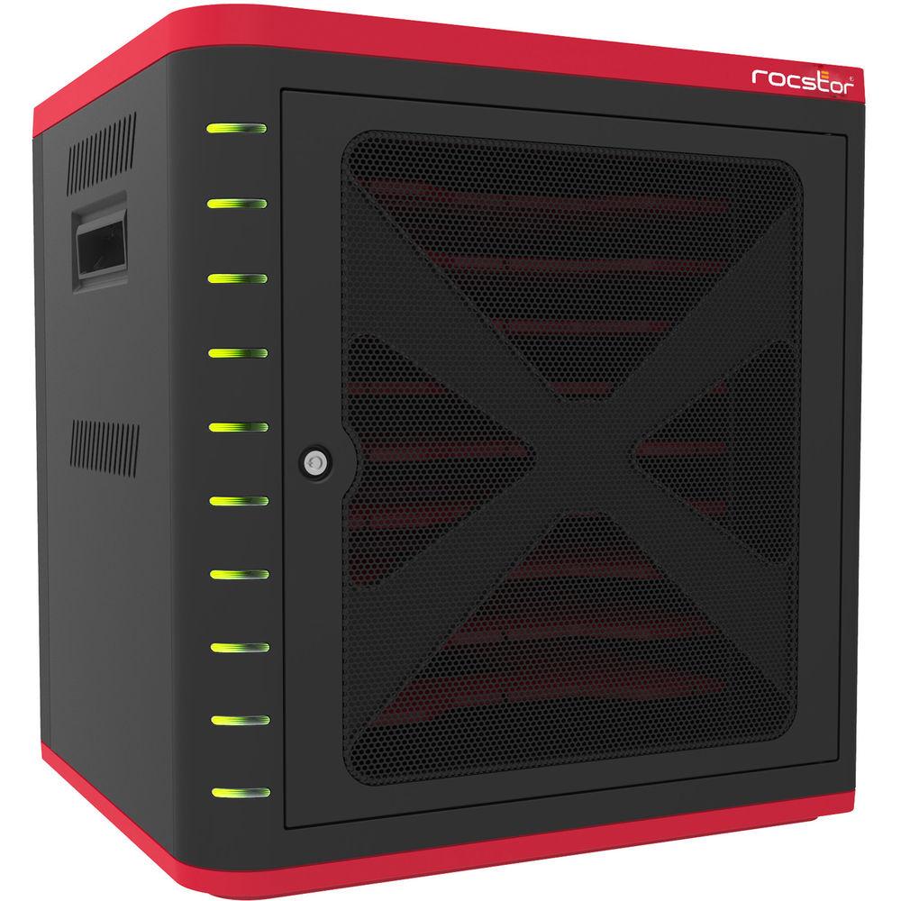 Rocstor Volt SC10 USB Sync & Charging Station for 10 Tablets Up to 10.1"