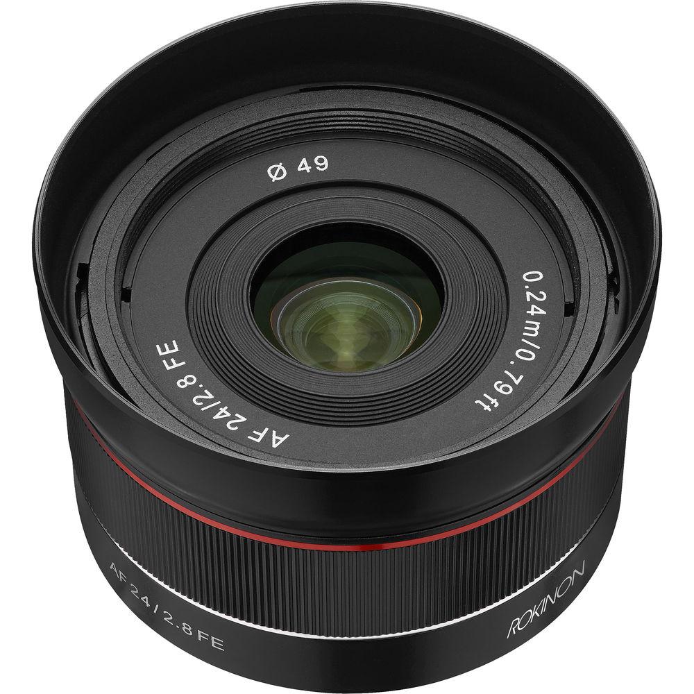 Rokinon AF 24mm f 2.8 FE Lens for Sony E