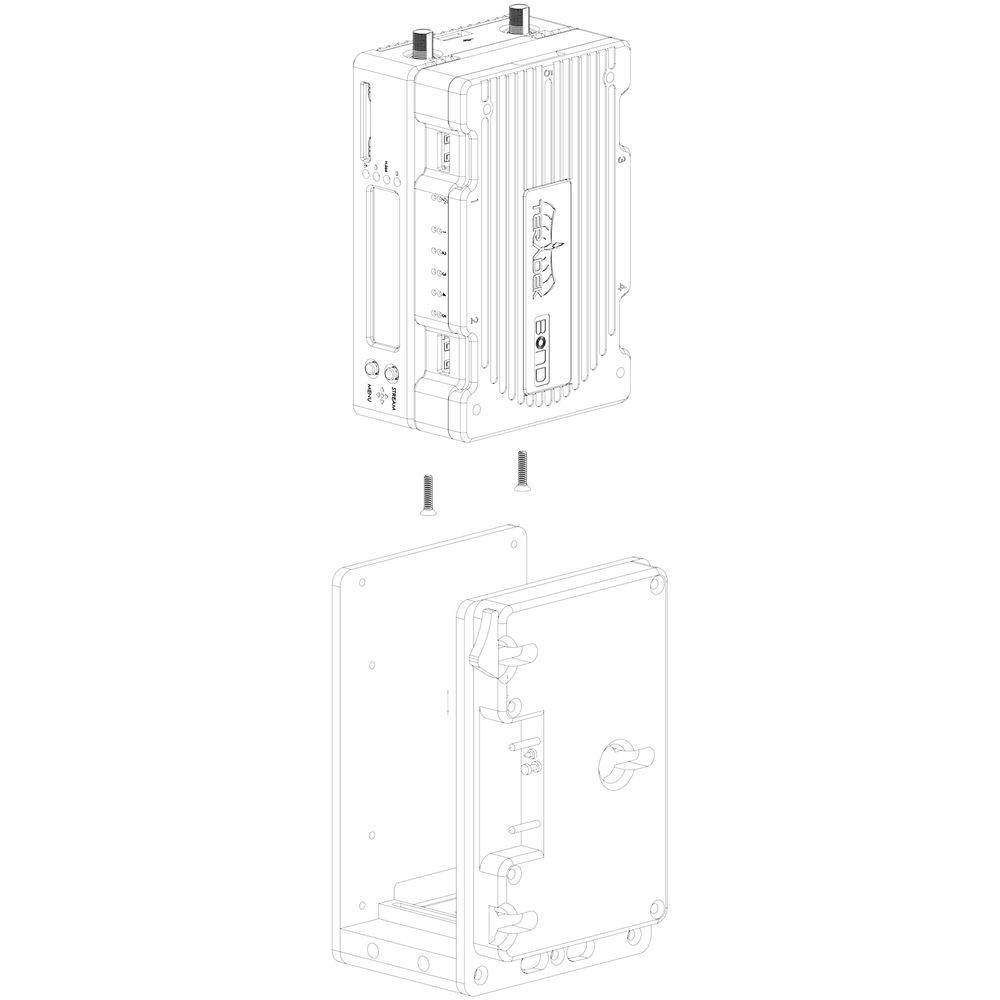 Teradek Dual 14.4V Gold Mount Battery Plate for Bond & Cube 600 700 Series