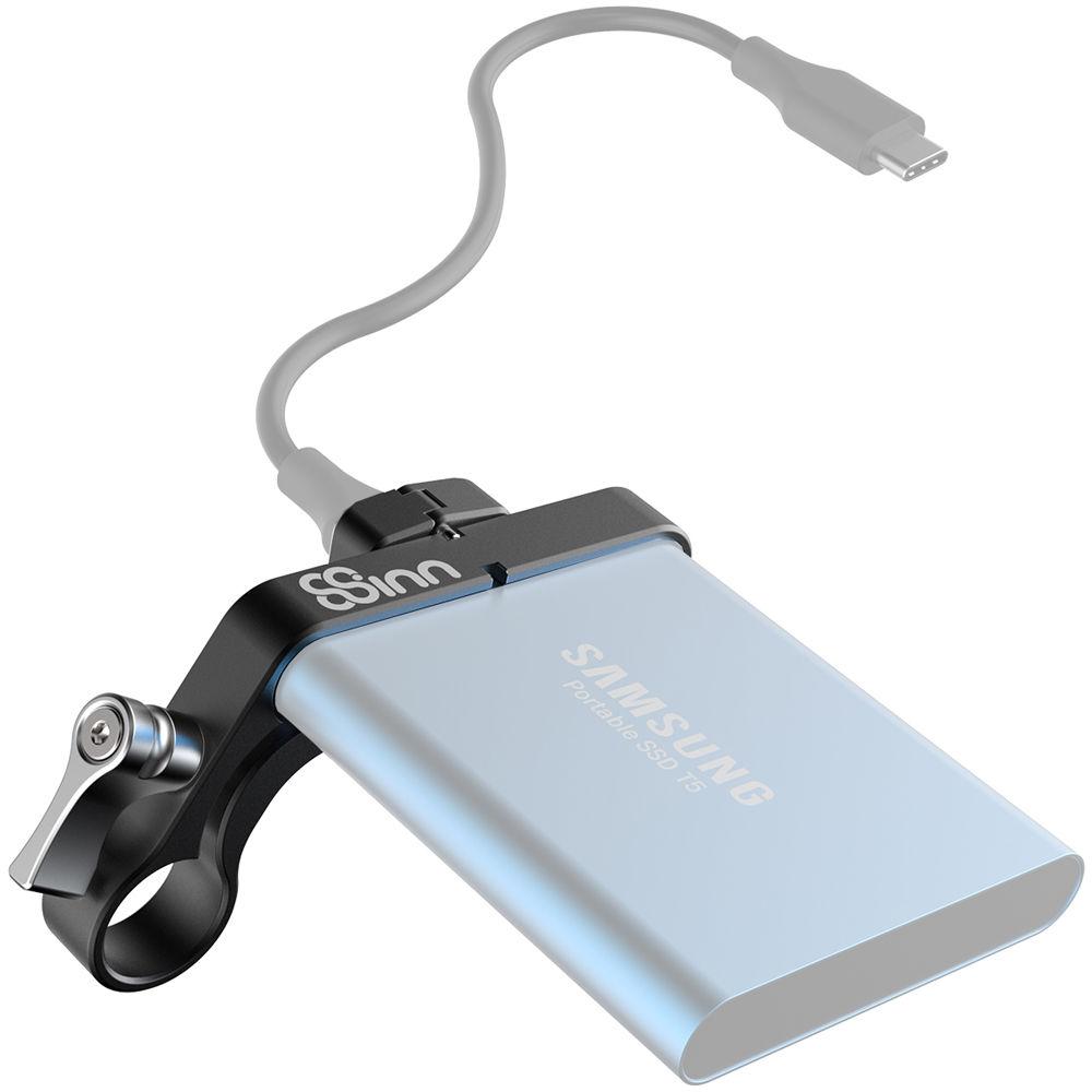 8Sinn SSD Holder For Samsung T5 On 15mm Rod Mount