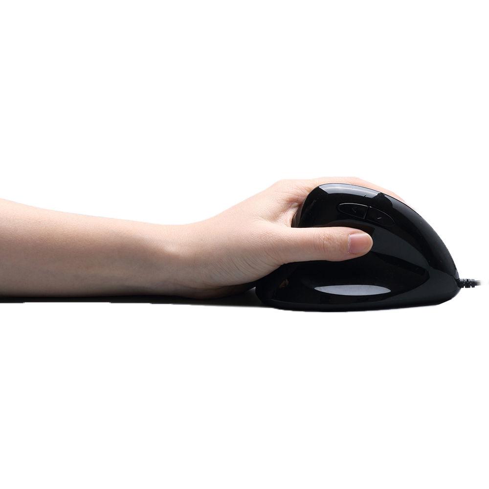 Adesso iMouse E7 Left-Handed Vertical Ergonomic Programmable Mouse