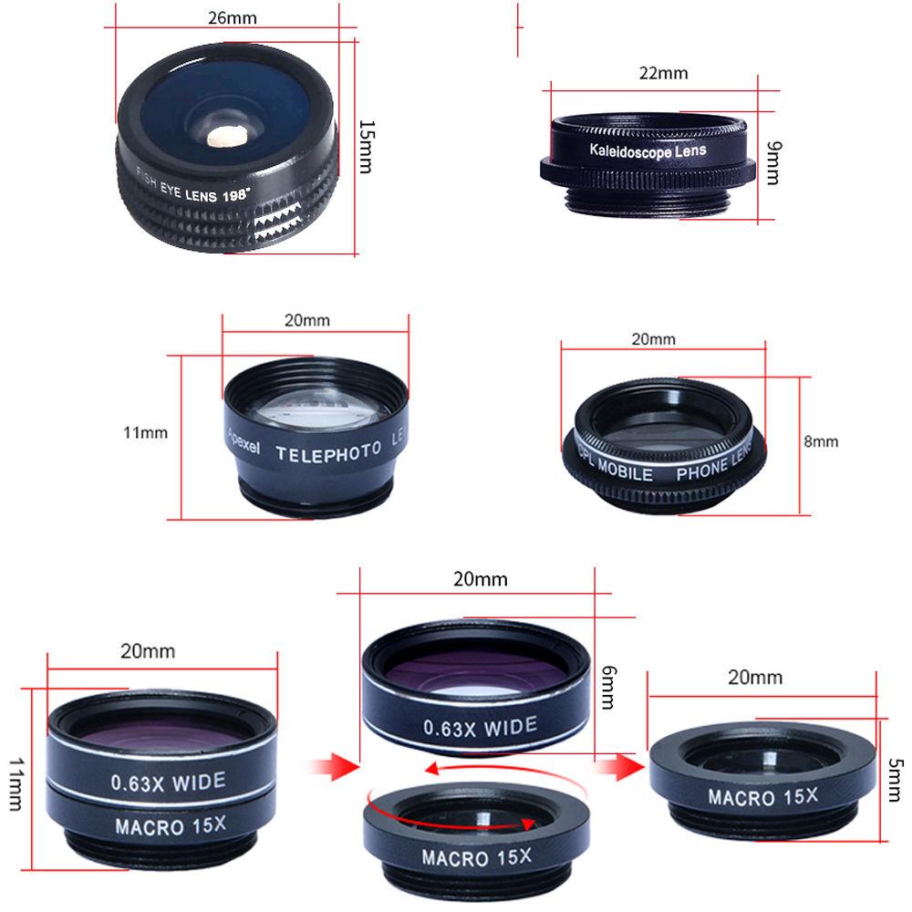 AVODA 6-in-1 Cell Phone Lens Kit