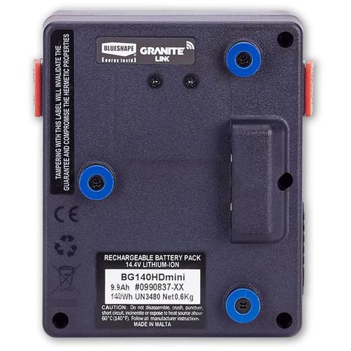 BLUESHAPE Granite Mini 140Wh 3-Stud Lithium-Ion Camera Battery