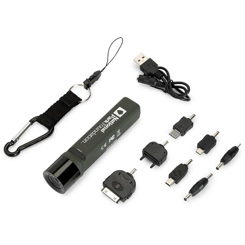 Celestron National Park Foundation Rechargeable Power Pack & LED Flashlight